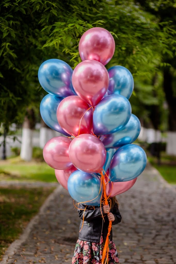 Dış mekan uçan balon buketi