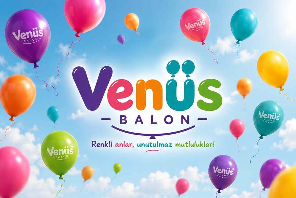 Venus Balon logolu ucan balon gorseli